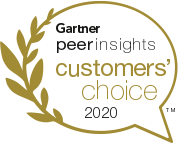 Gartner peerinsights customers's choice 2020.