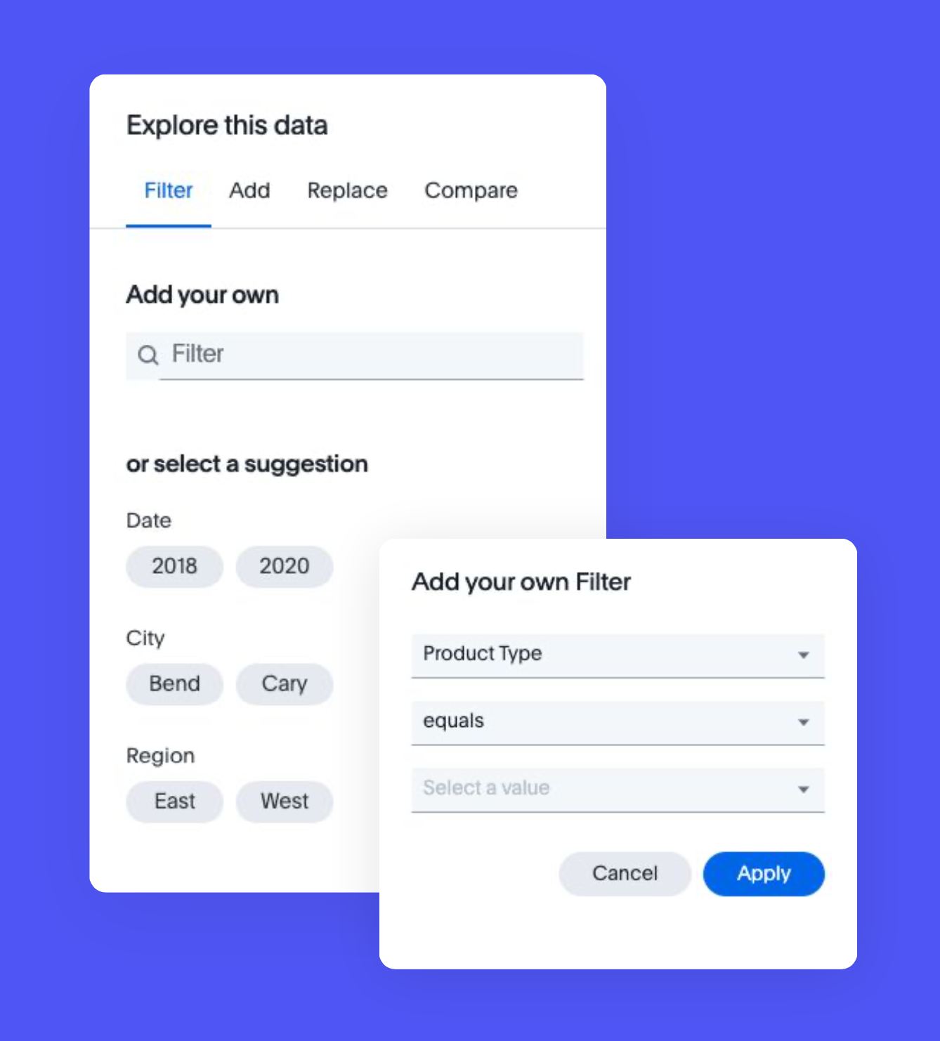 Exploring data in ThoughtSpot.