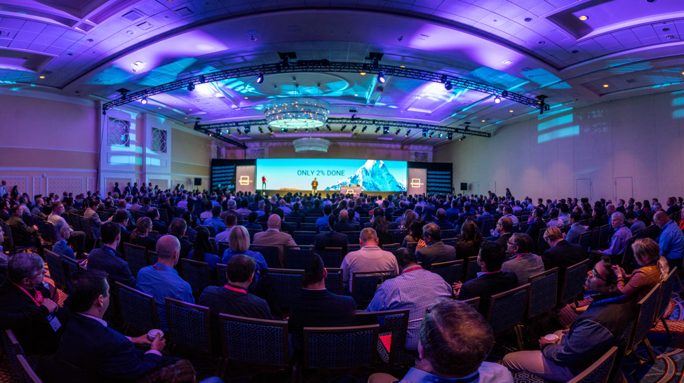 A crowded conference room at Beyond 2018.