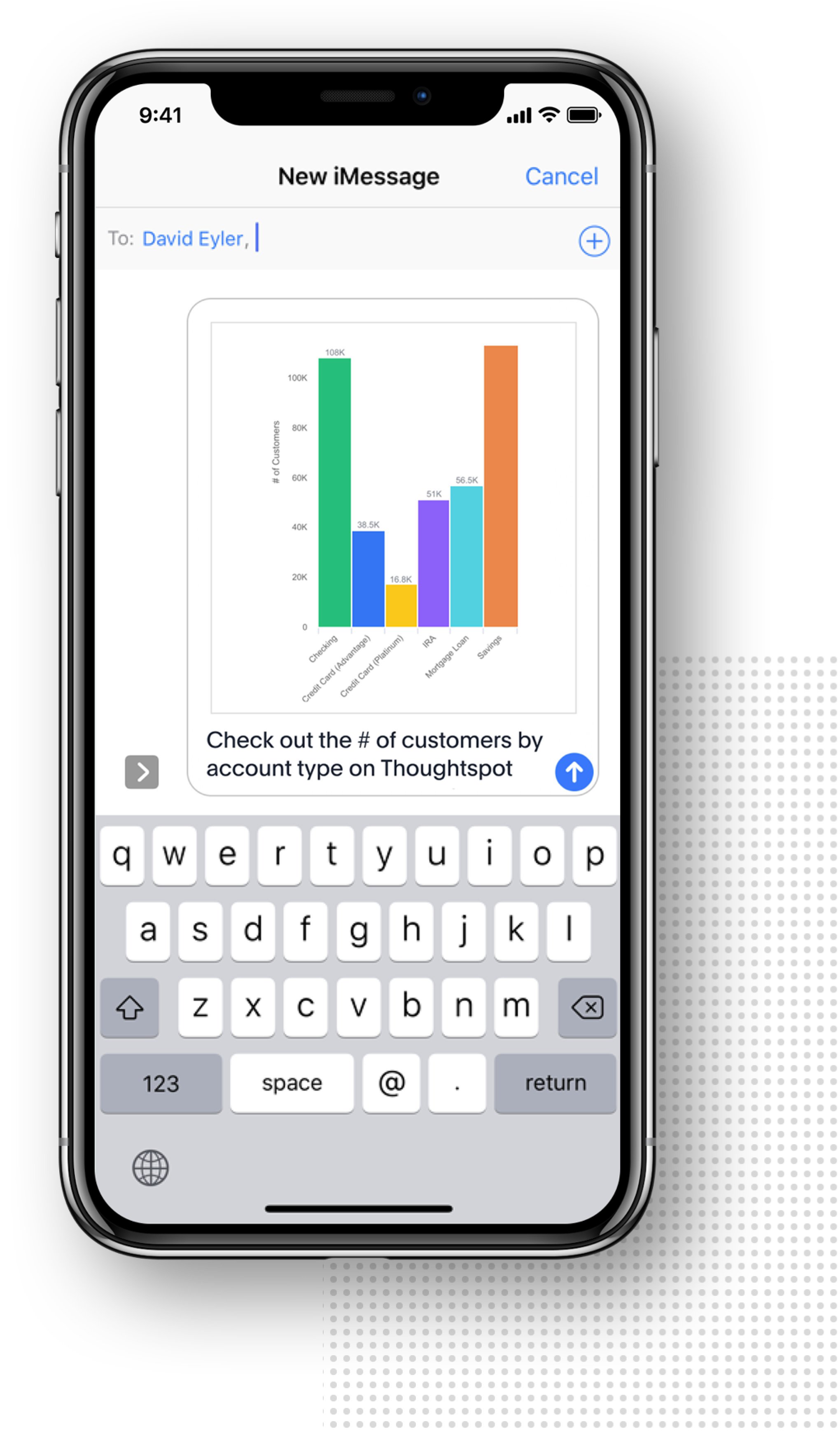 Picture of ThoughtSpot mobile tools.