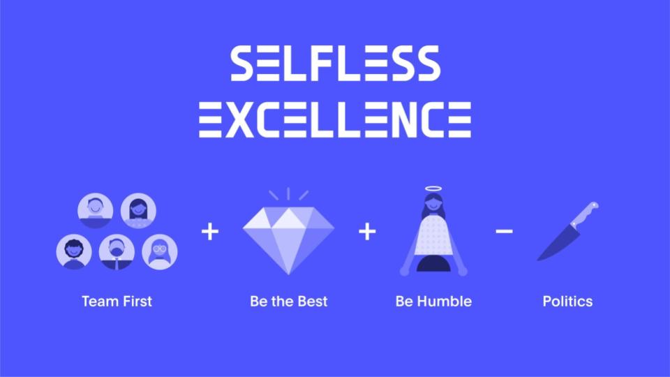 Selfless excellence.