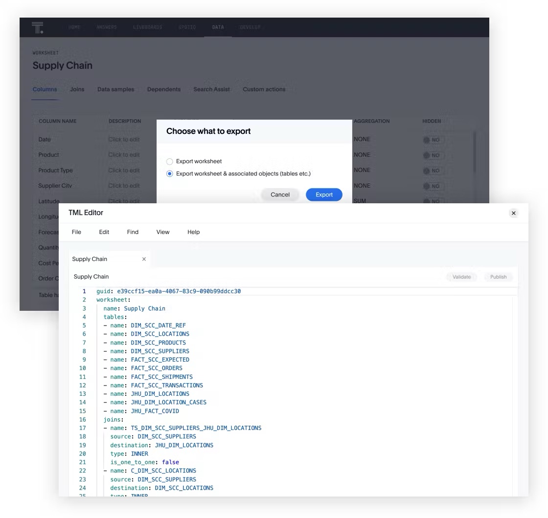 ThoughtSpot modeling language - a data modeling language