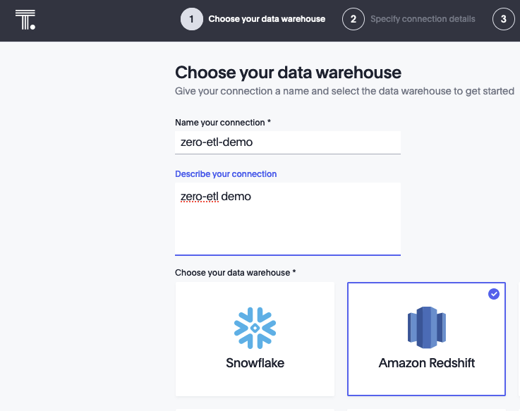 how to connect ThoughtSpot to amazon redshift