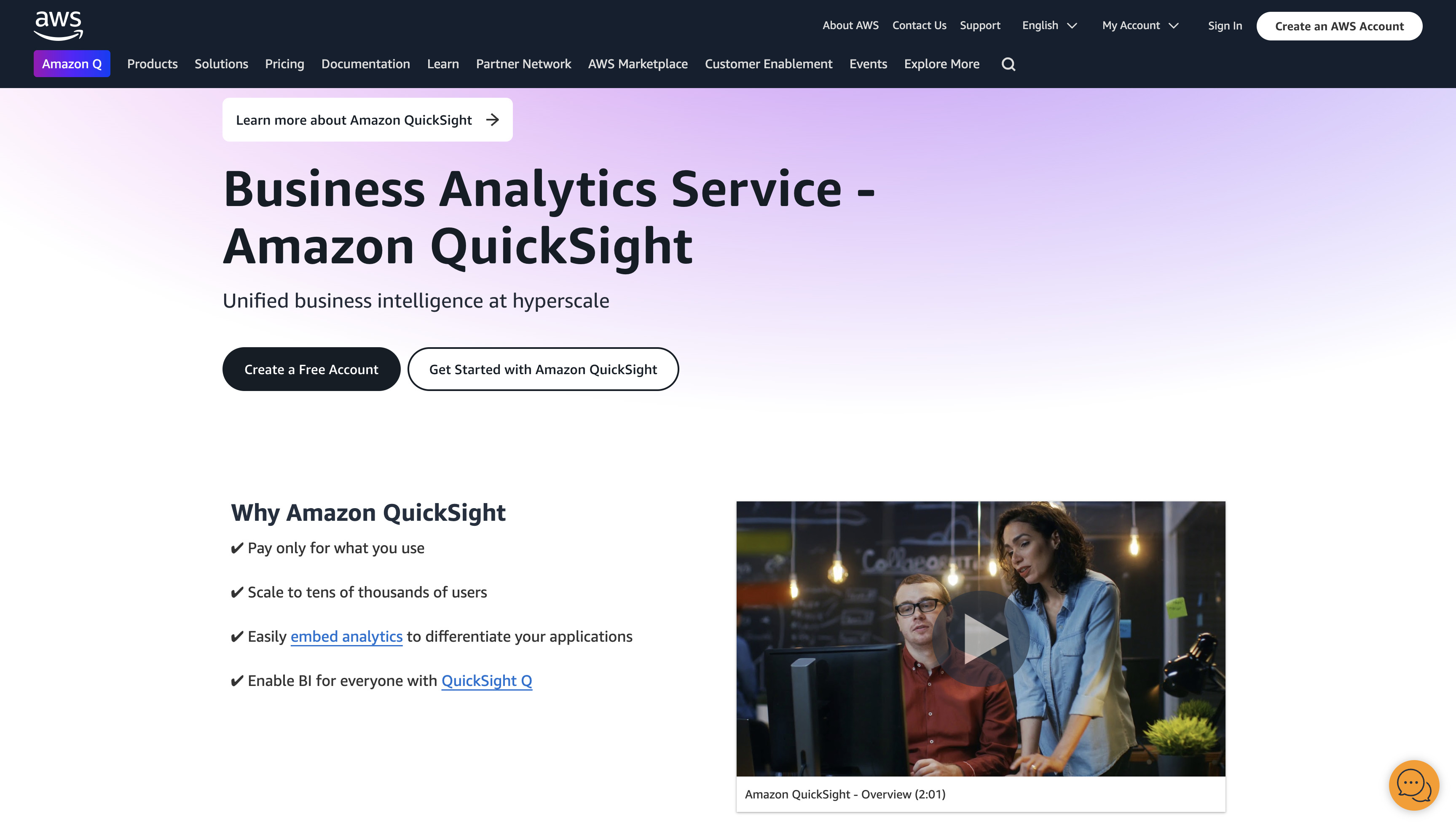 AWS QuickSight