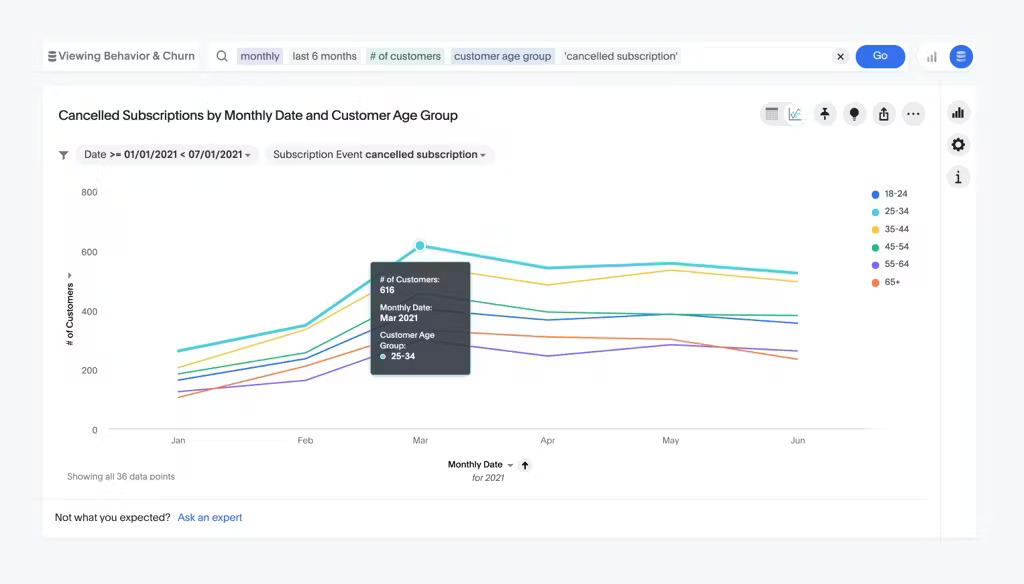 Analyzing customer data