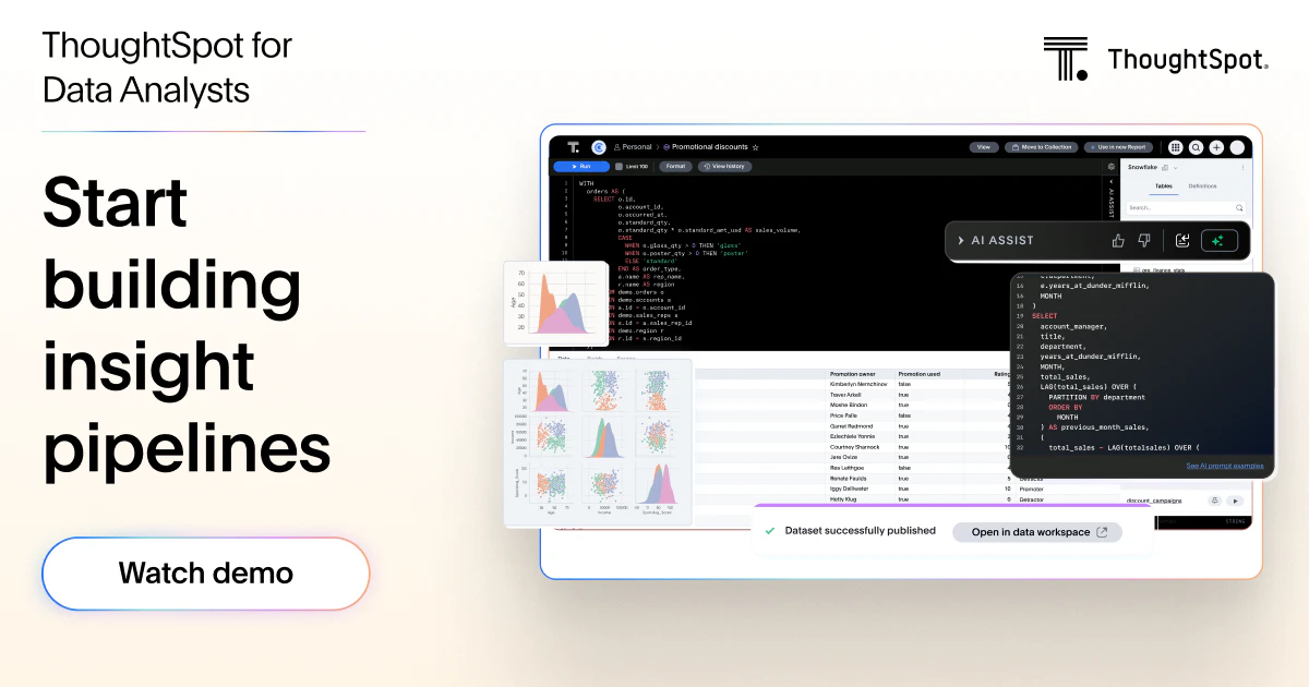 ThoughtSpot for data analysts