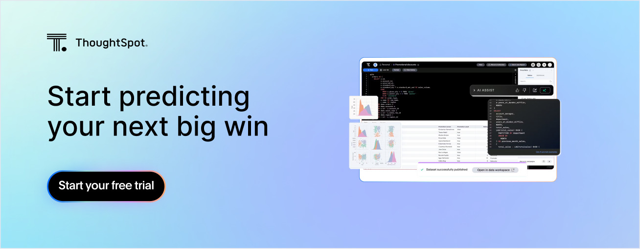 Try ThoughtSpot for FREE