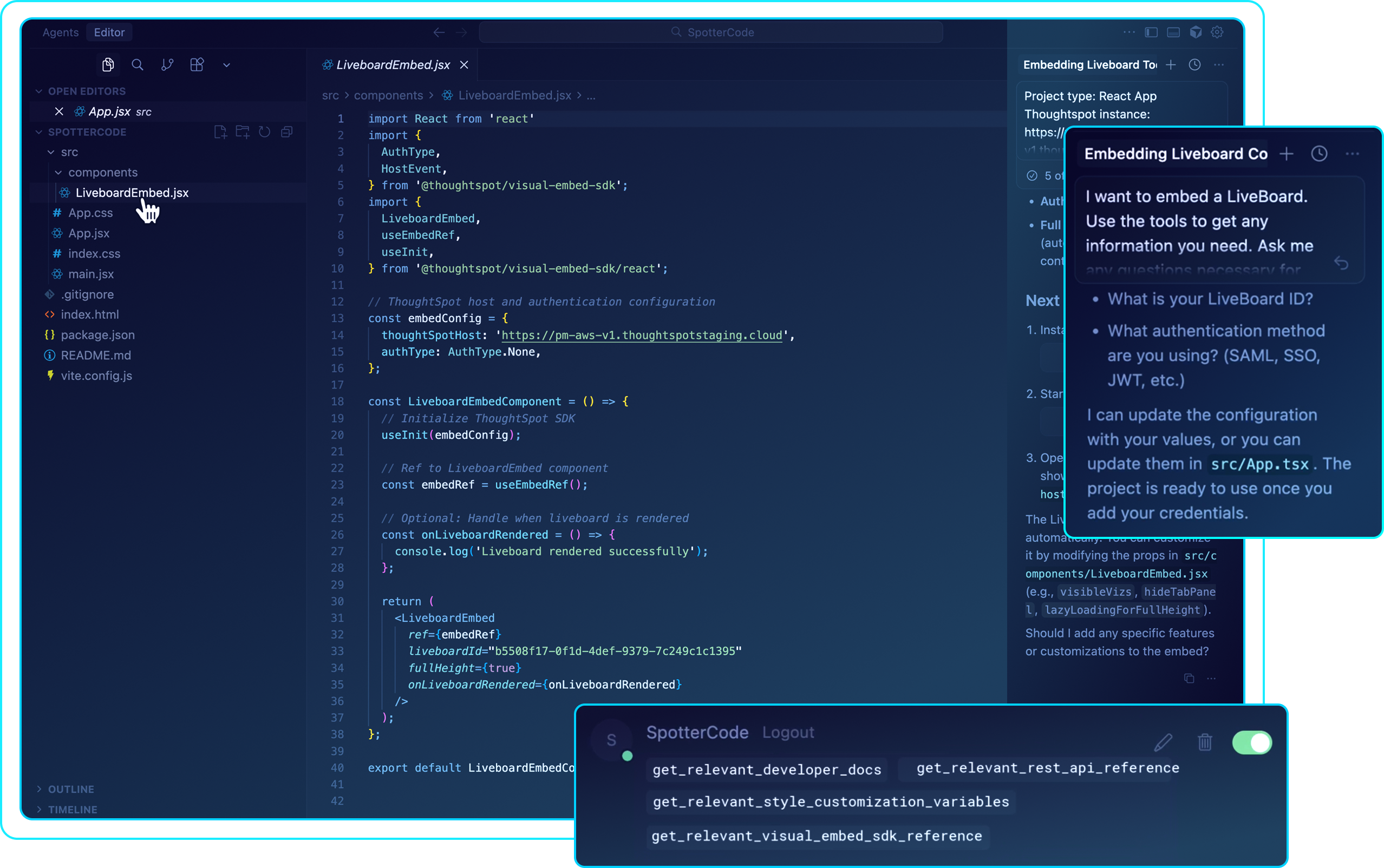 Product developer interface