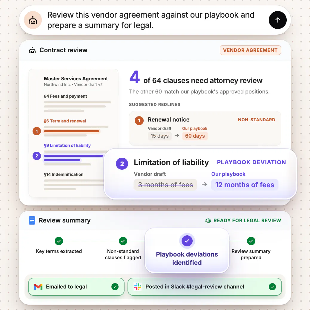 Turn Contract Review Into a Faster First Pass